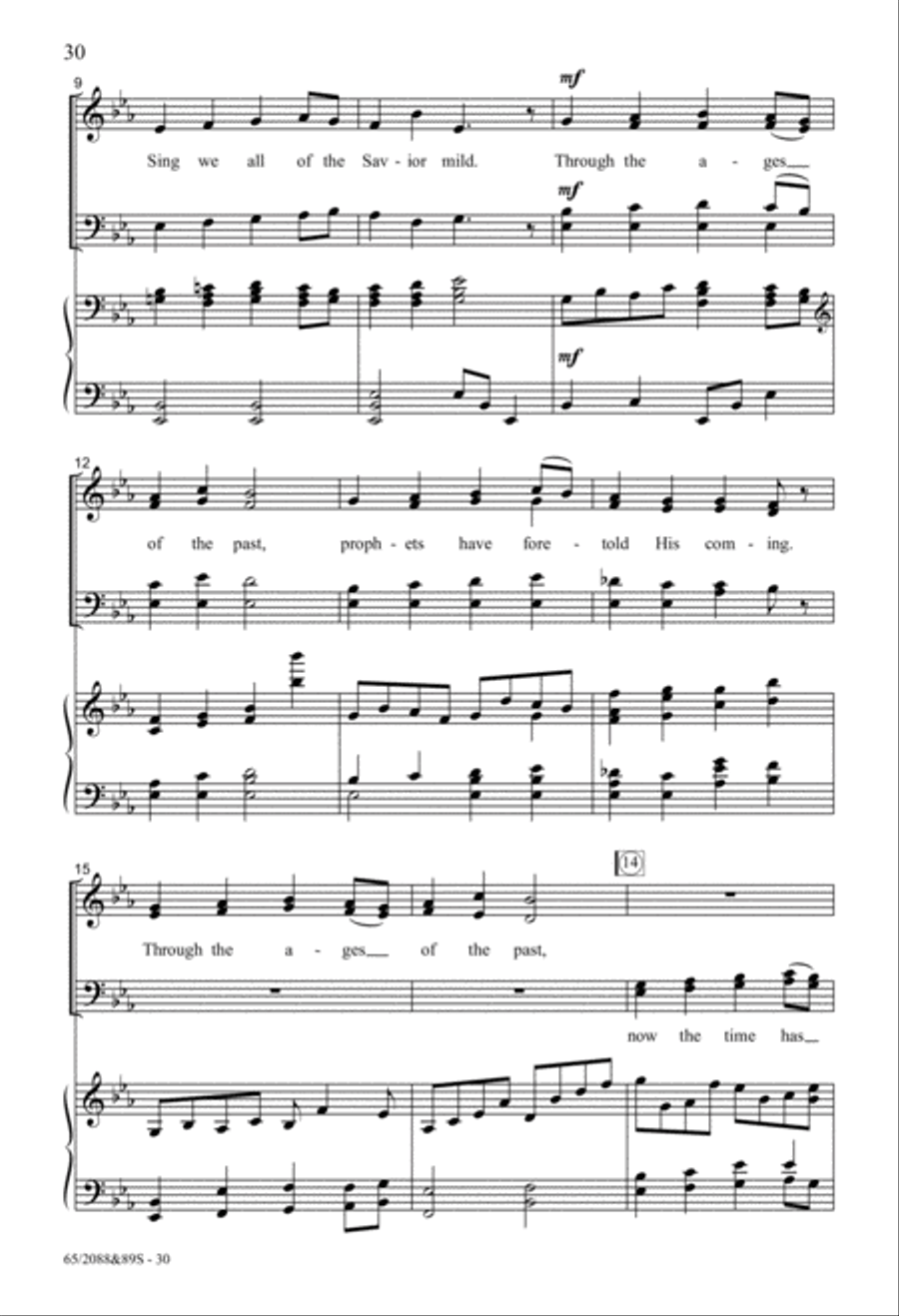 Come Now to Bethlehem Come Now to Bethlehem 4-Part scores gallery preview page 15