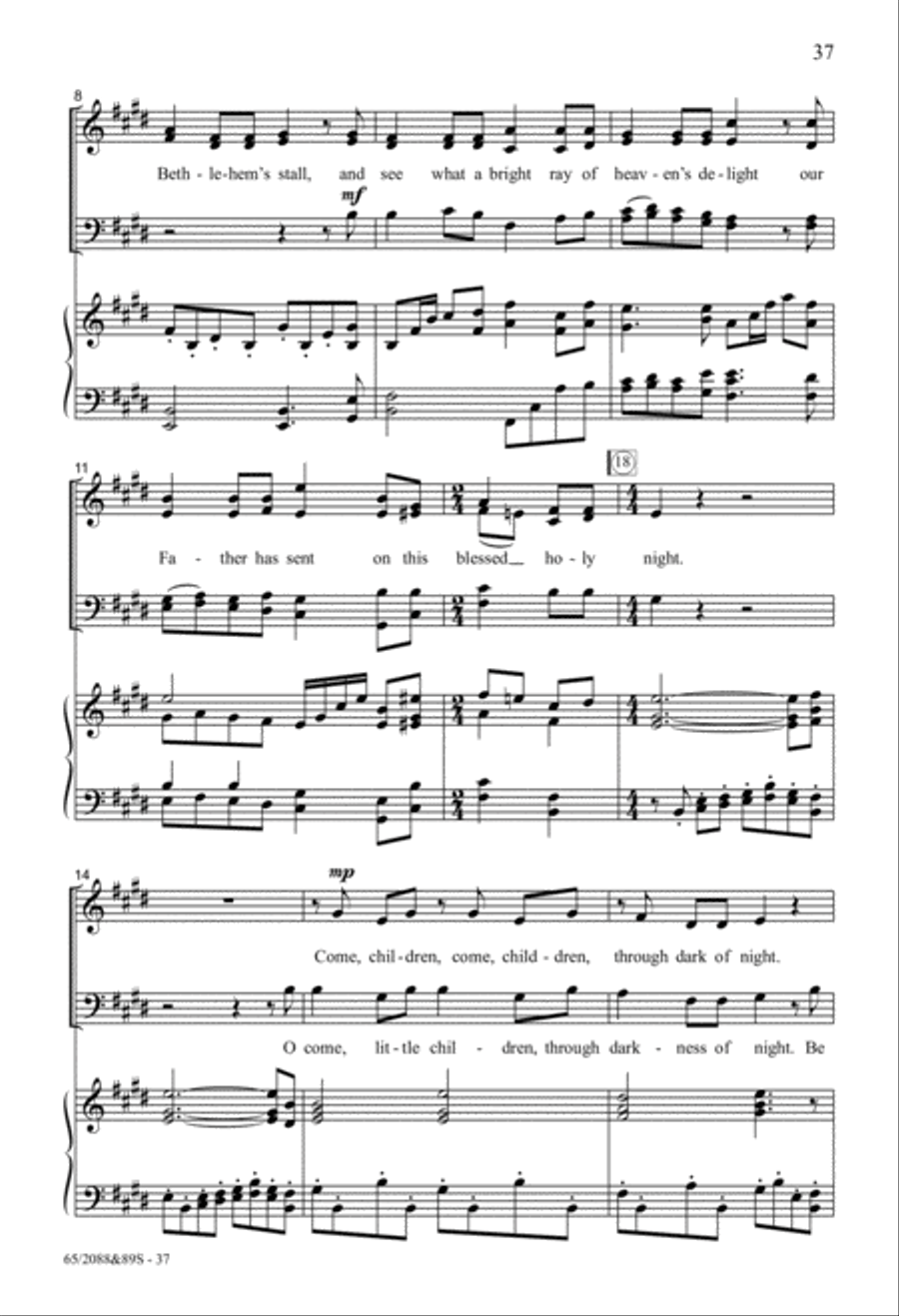 Come Now to Bethlehem Come Now to Bethlehem 4-Part scores gallery preview page 18