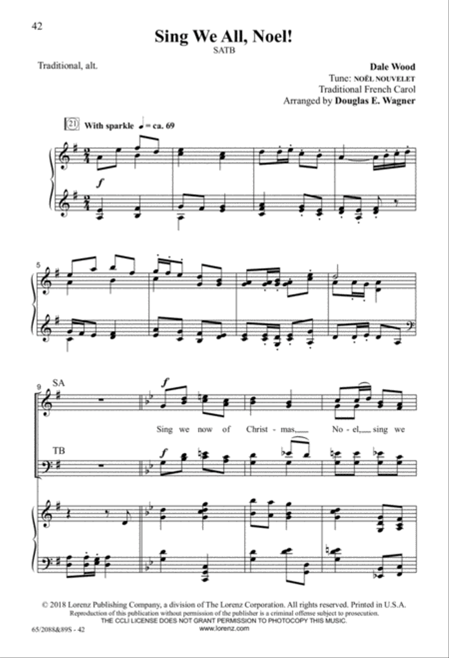 Come Now to Bethlehem Come Now to Bethlehem 4-Part scores gallery preview page 20