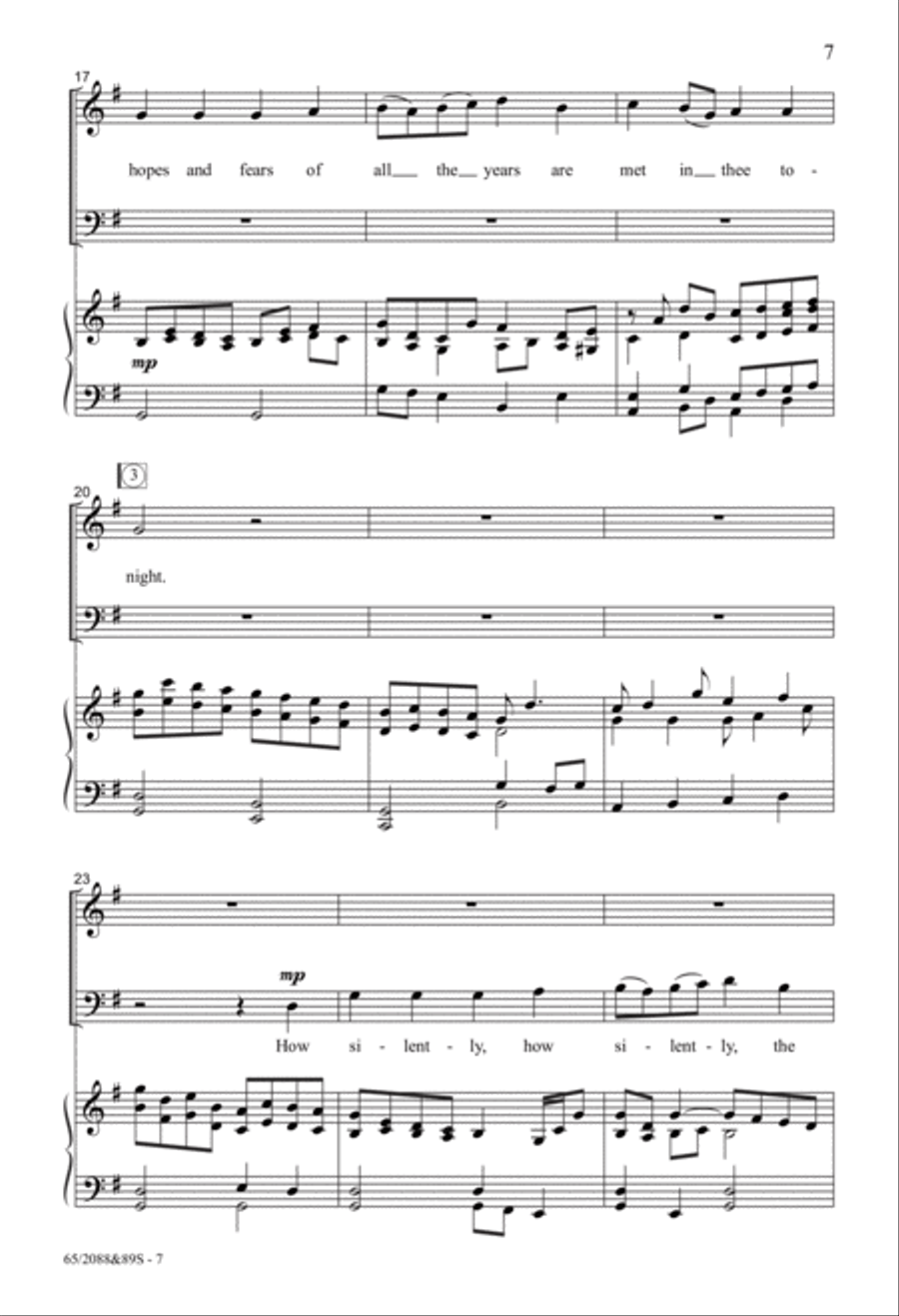 Come Now to Bethlehem Come Now to Bethlehem 4-Part scores gallery preview page 4