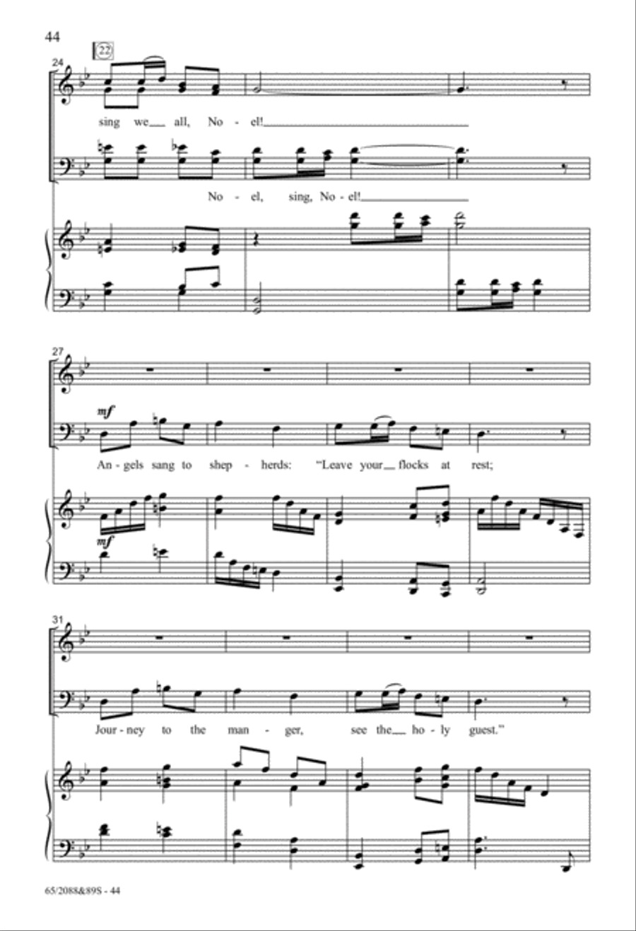 Come Now to Bethlehem Come Now to Bethlehem 4-Part scores gallery preview page 22