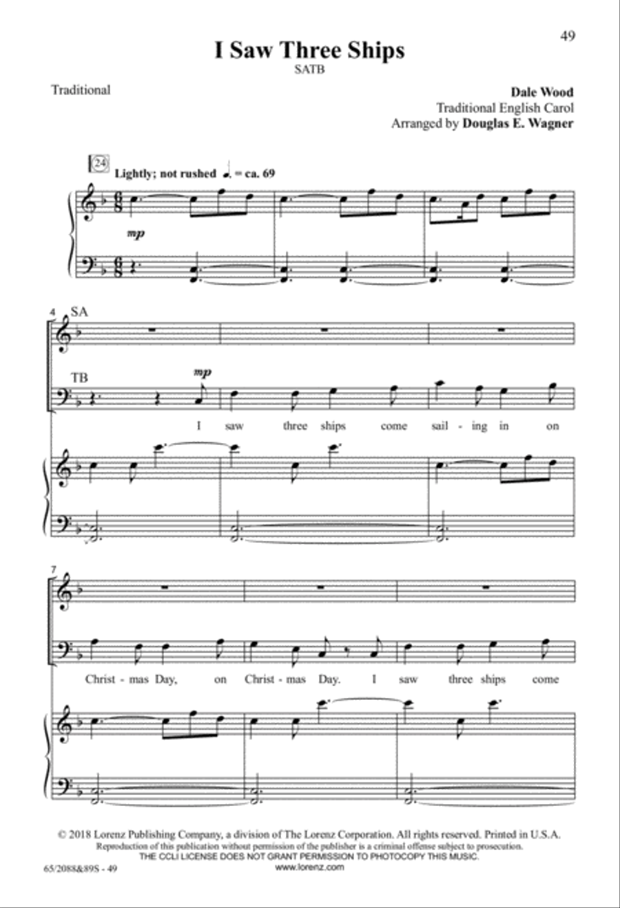 Come Now to Bethlehem Come Now to Bethlehem 4-Part scores gallery preview page 23