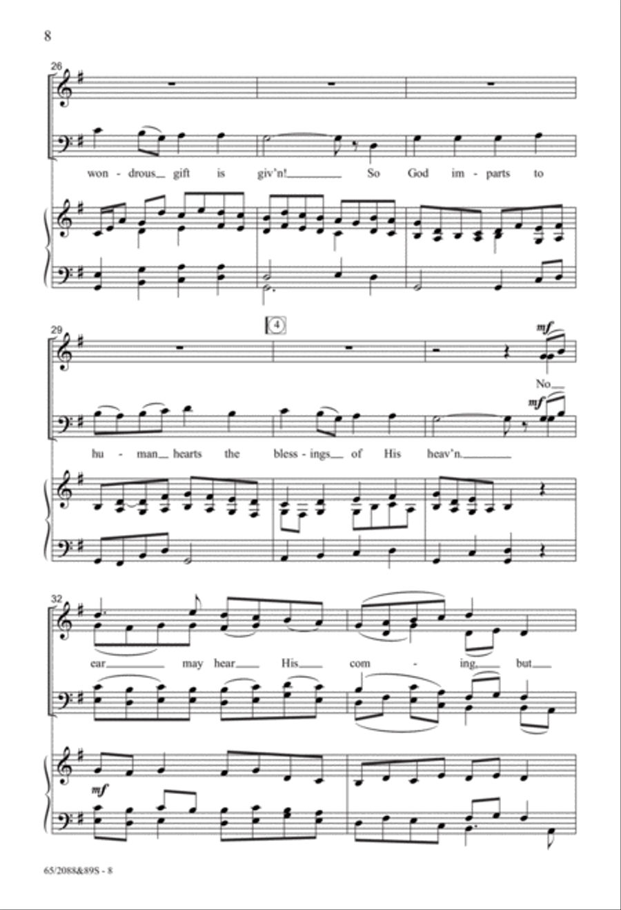 Come Now to Bethlehem Come Now to Bethlehem 4-Part scores gallery preview page 5