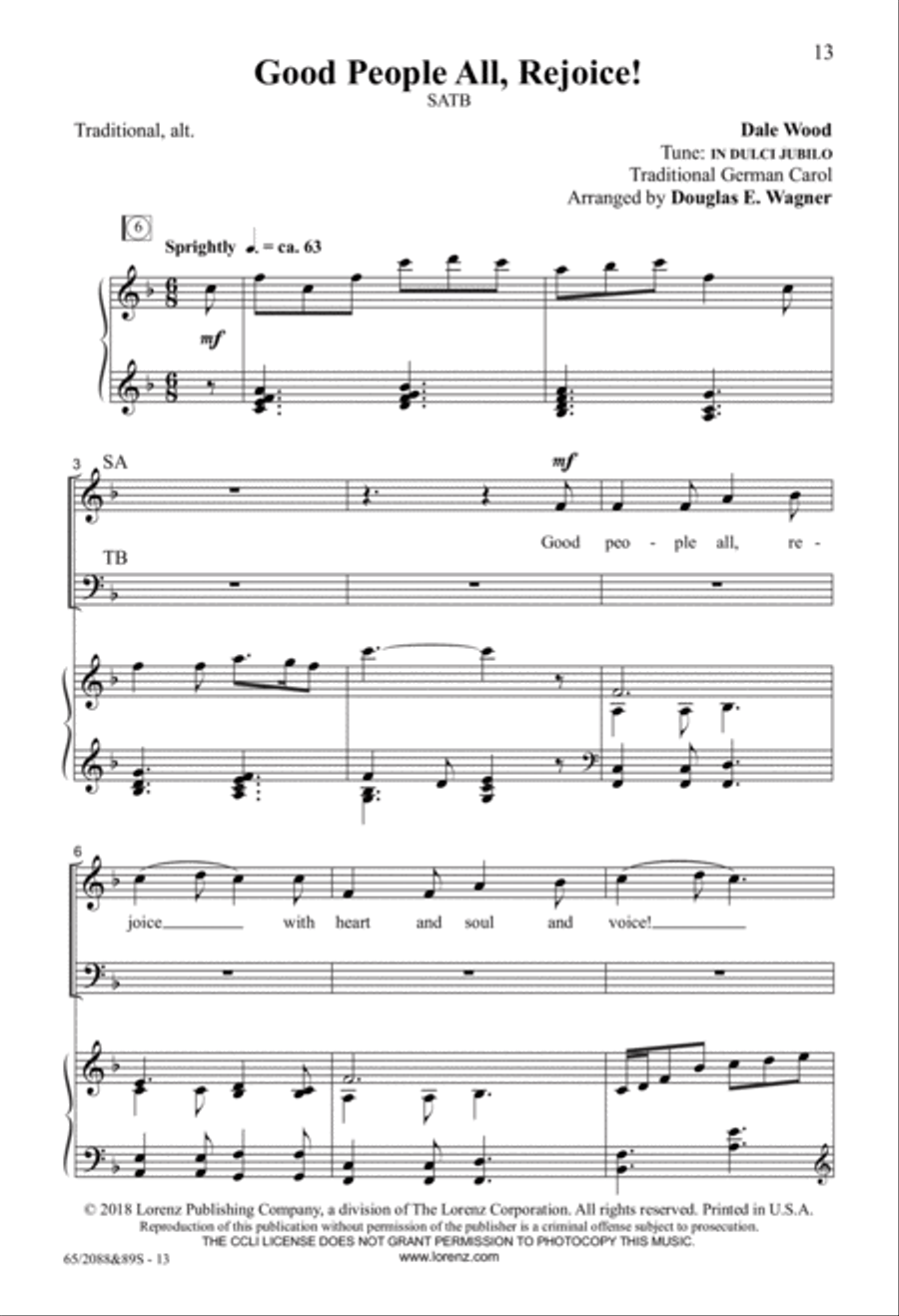 Come Now to Bethlehem Come Now to Bethlehem 4-Part scores gallery preview page 6