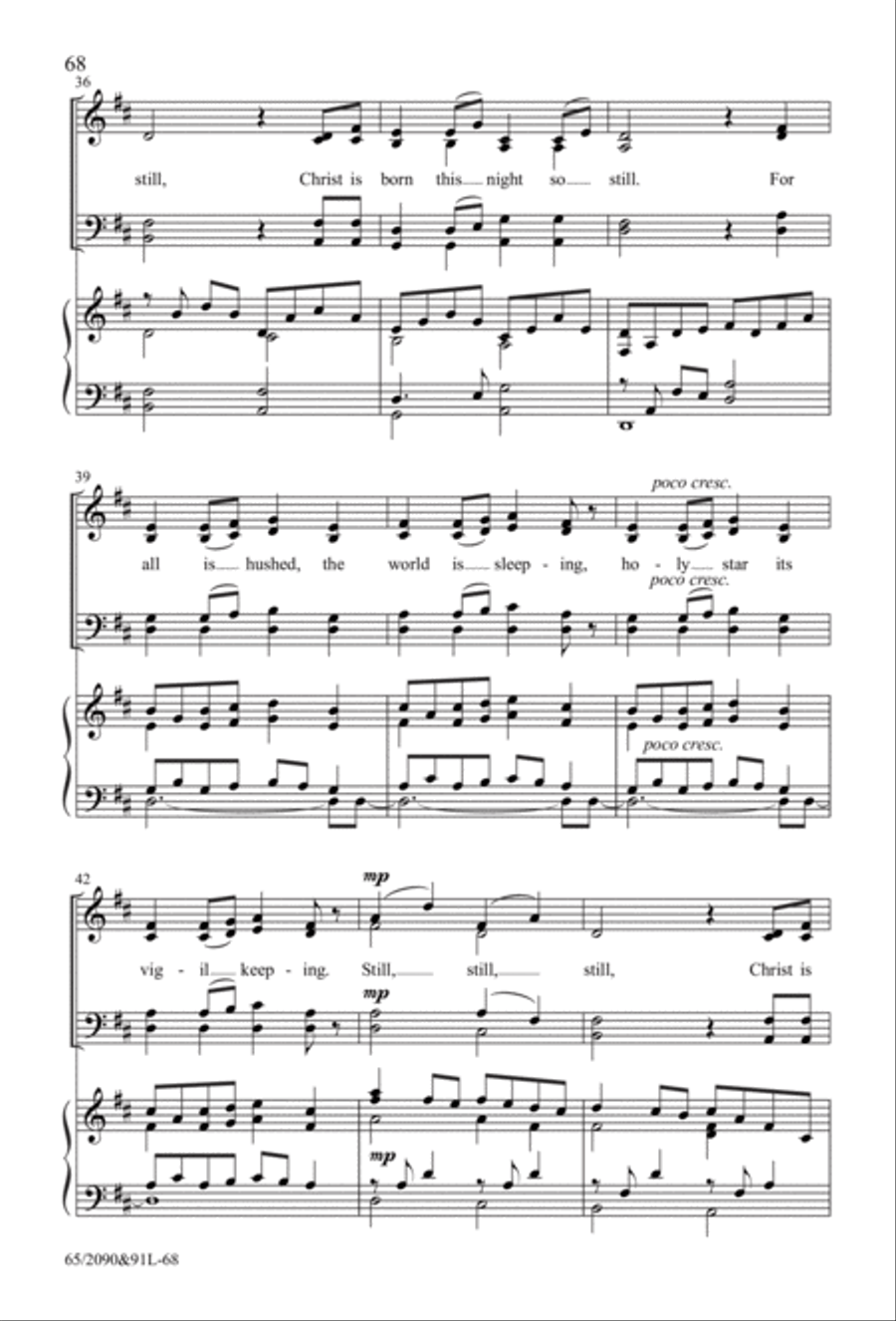 The Glory of Christmas The Glory of Christmas 4-Part scores gallery preview page 34