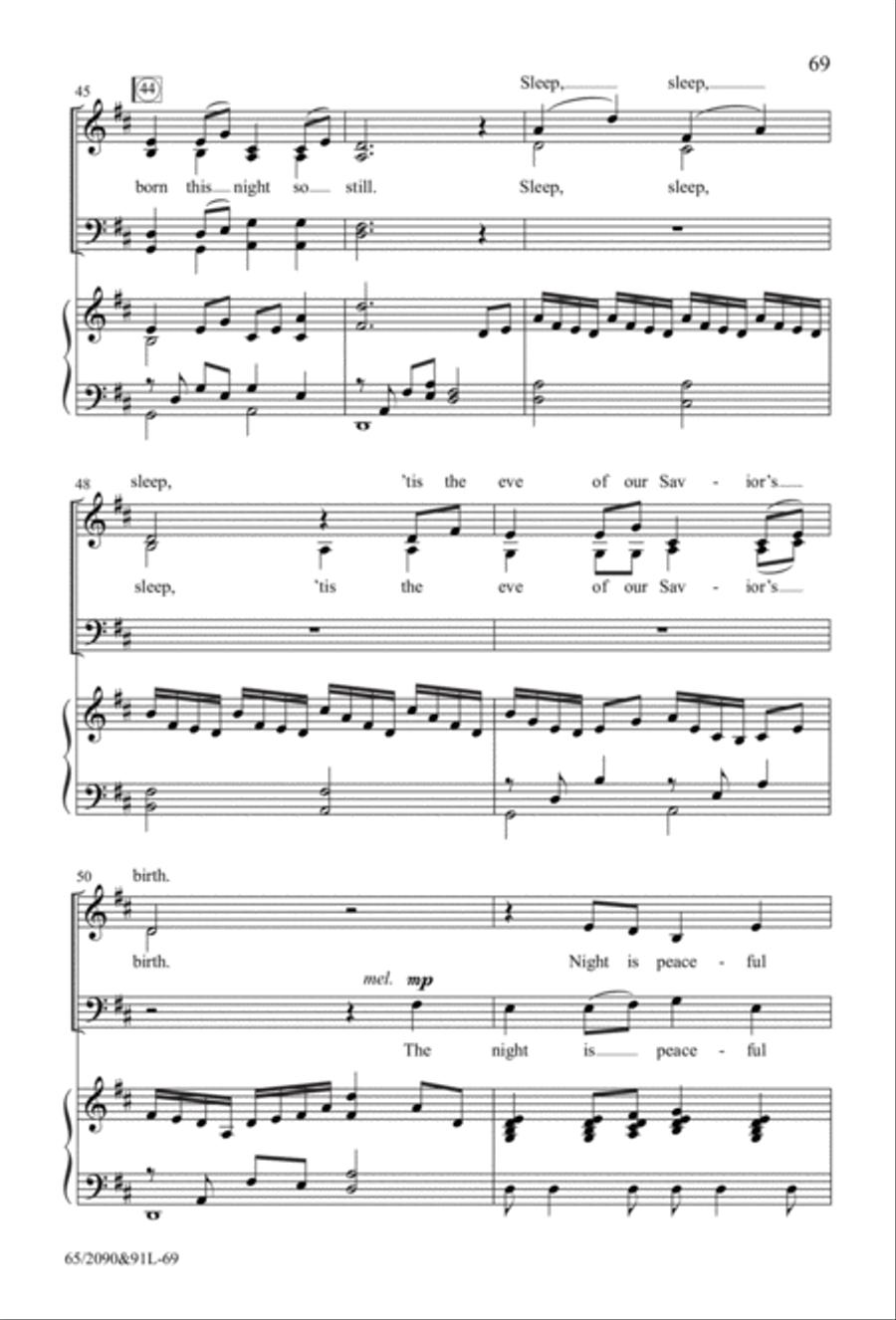 The Glory of Christmas The Glory of Christmas 4-Part scores gallery preview page 35