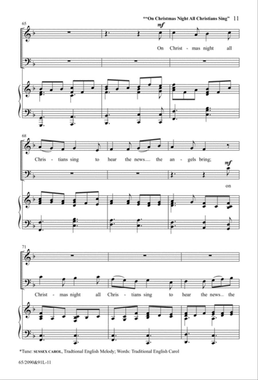 The Glory of Christmas The Glory of Christmas 4-Part scores gallery preview page 9