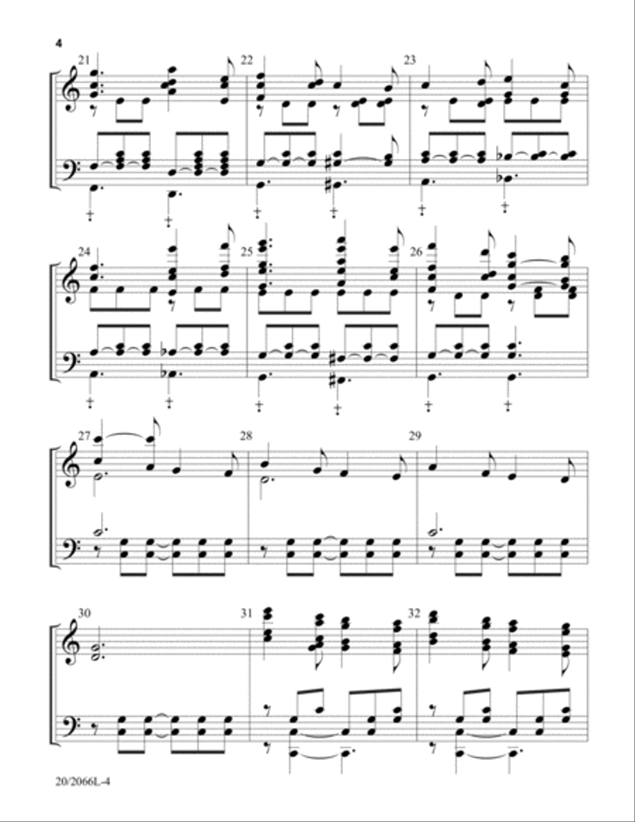 Here We Come A-Caroling 5-Octaves scores gallery preview page 4