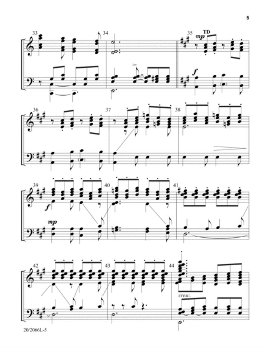 Here We Come A-Caroling 5-Octaves scores gallery preview page 5