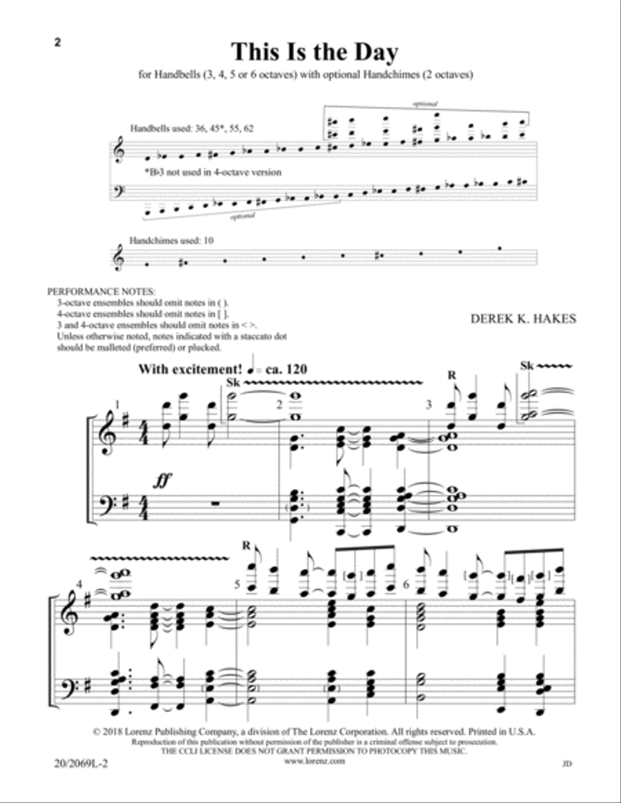 This Is the Day 5-Octaves scores gallery preview page 2