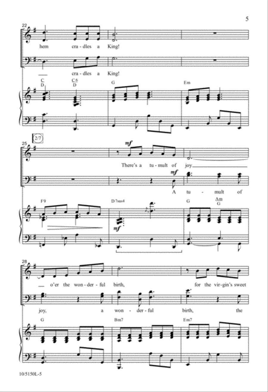 A Song in the Air A Song in the Air 4-Part scores gallery preview page 4