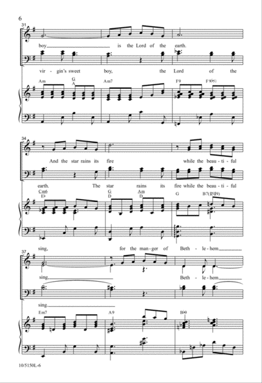 A Song in the Air A Song in the Air 4-Part scores gallery preview page 5