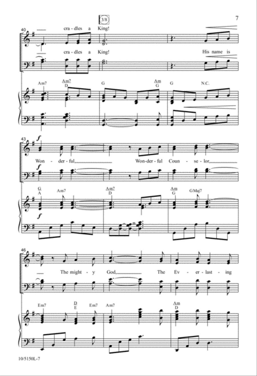 A Song in the Air A Song in the Air 4-Part scores gallery preview page 6