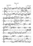 Trio n°1(Flute, oboe and Basson)