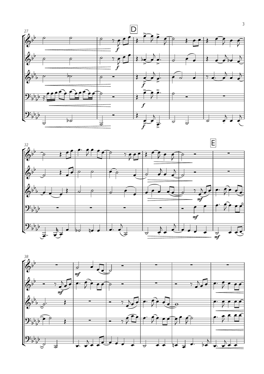 Stay With Me Stay With Me Brass Ensemble scores gallery preview page 3