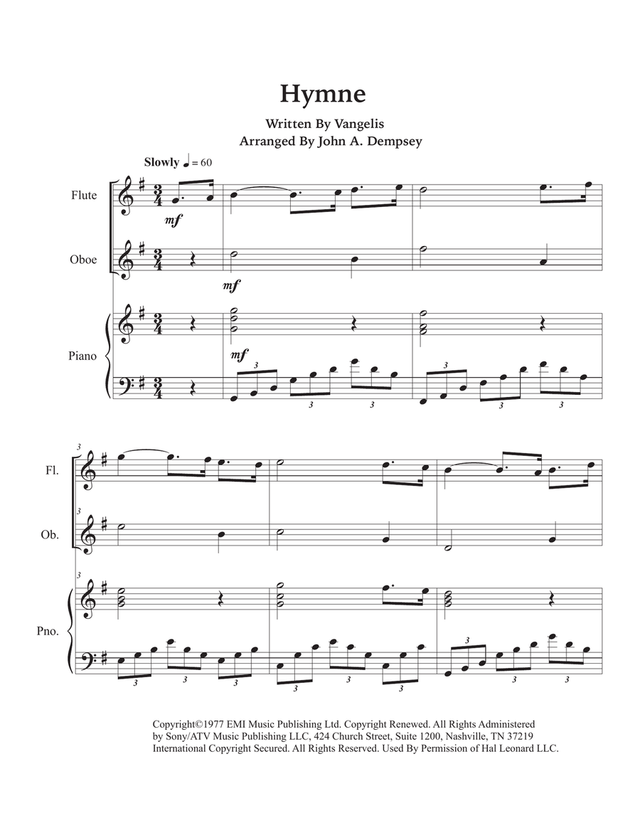 Hymne Small Ensemble scores gallery preview page 5
