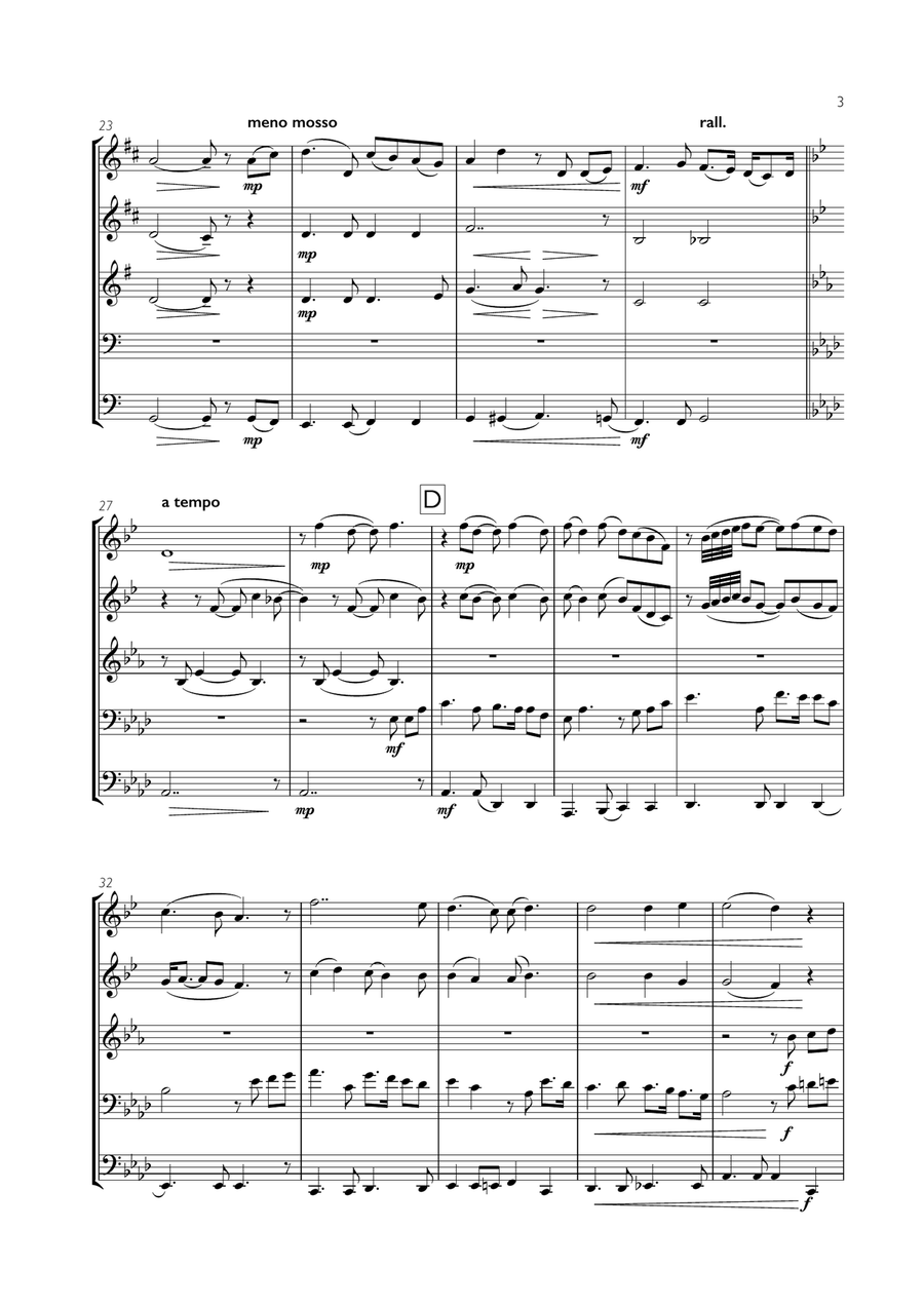 You Raise Me Up Brass Ensemble scores gallery preview page 3