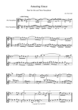 Amazing Grace. Duet for Alto and Tenor Saxophone
