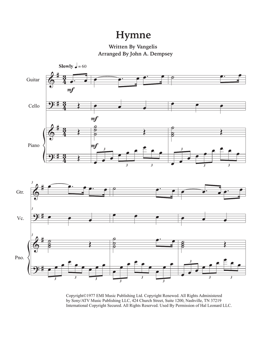 Hymne Small Ensemble scores gallery preview page 5