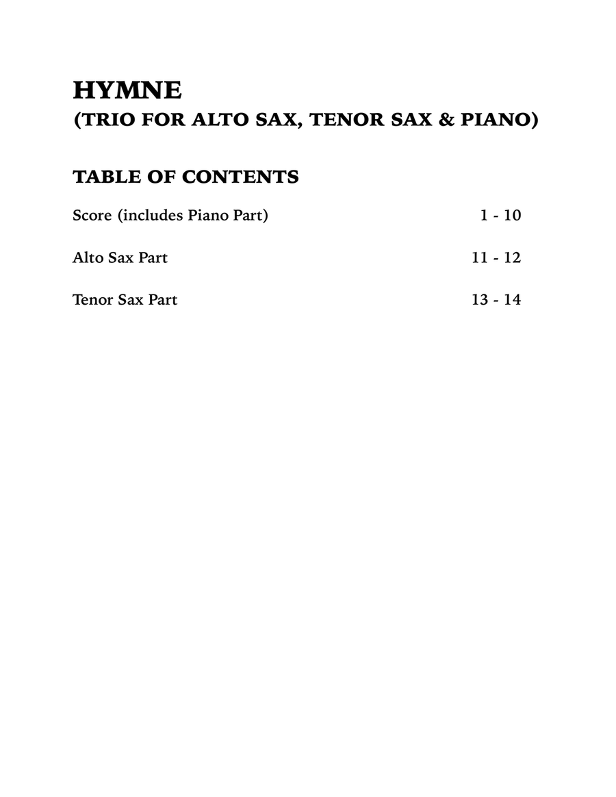 Hymne Small Ensemble scores gallery preview page 4