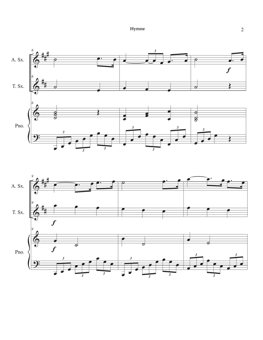 Hymne Small Ensemble scores gallery preview page 6
