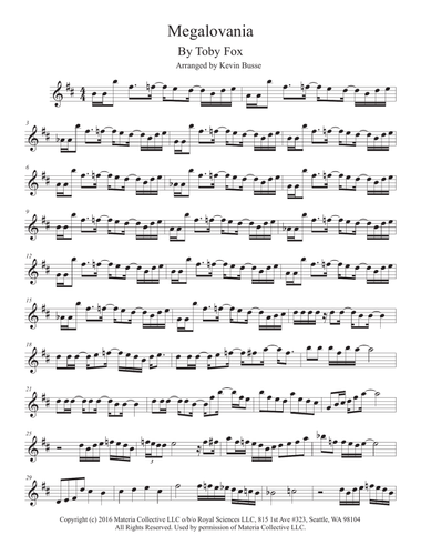 MEGALOVANIA (from Undertale)