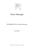 INTERMEZZO from Cavalleria Rusticana for 4 flutes - MASCAGNI