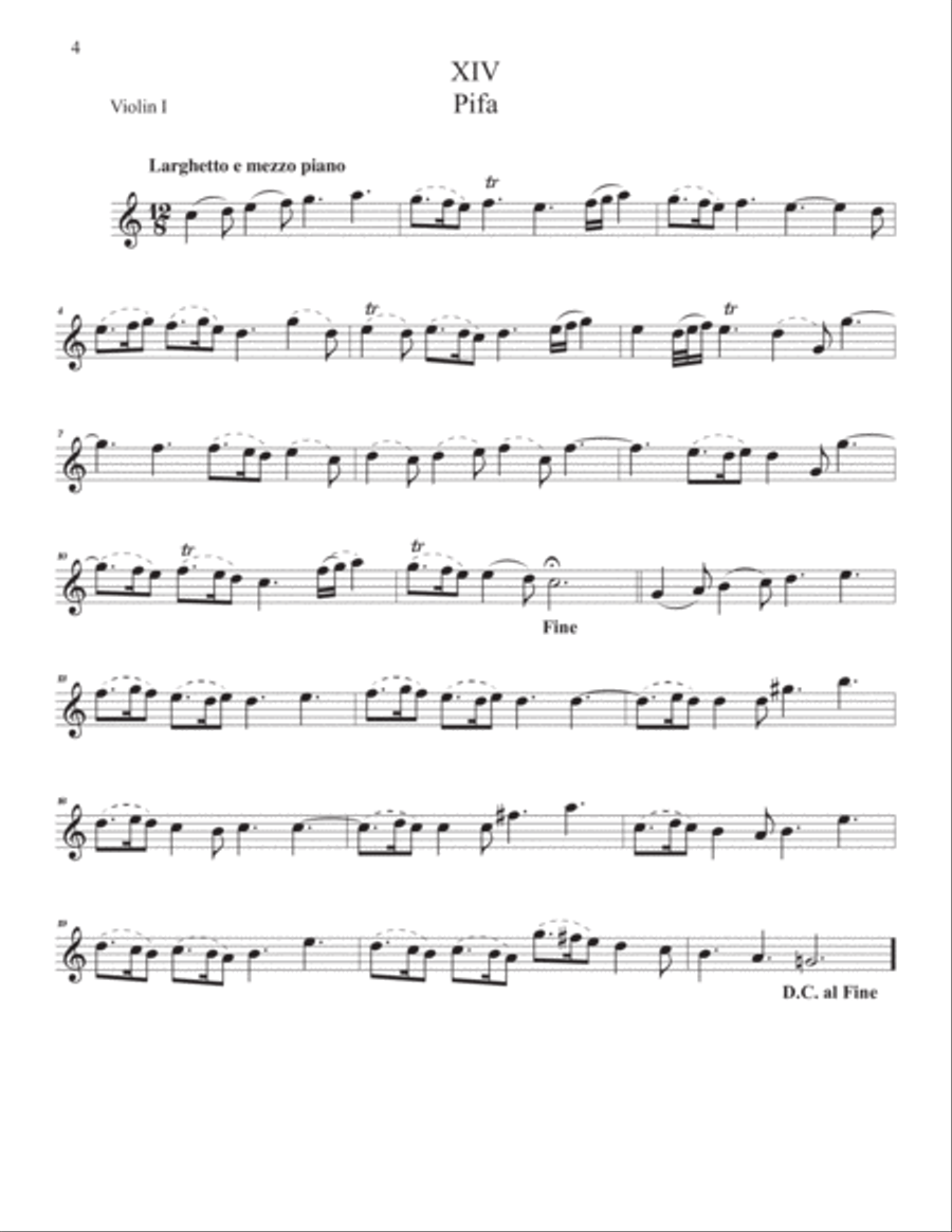 Messiah: Overture & Pifa (pastorale) String Orchestra scores gallery preview page 4
