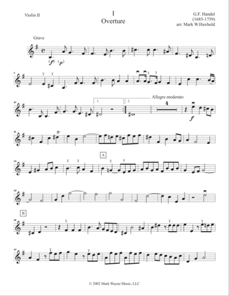 Messiah: Overture & Pifa (pastorale) String Orchestra scores gallery preview page 5