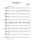 Barcarolle 12, Op. 105, No. 2 by Gabriel Fauré (Woodwind Choir)
