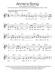 Annie's Song