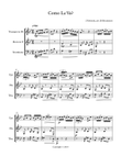 Como Le Va for Brass Trio