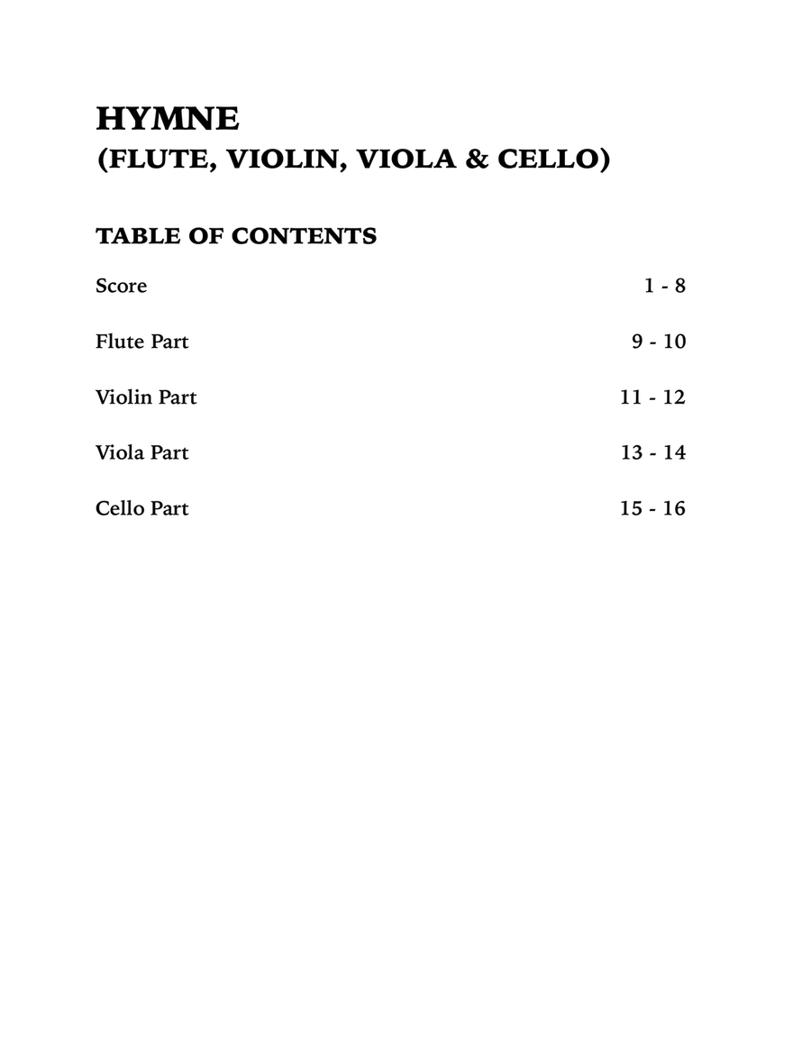 Hymne Small Ensemble scores gallery preview page 4