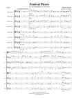 Festival Pieces for Trombone or Low Brass Octet