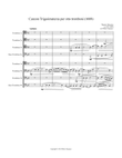Canzon Trigesimaterza per otto tromboni (1608)