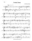 Country dance for flute and alto flute mini preview