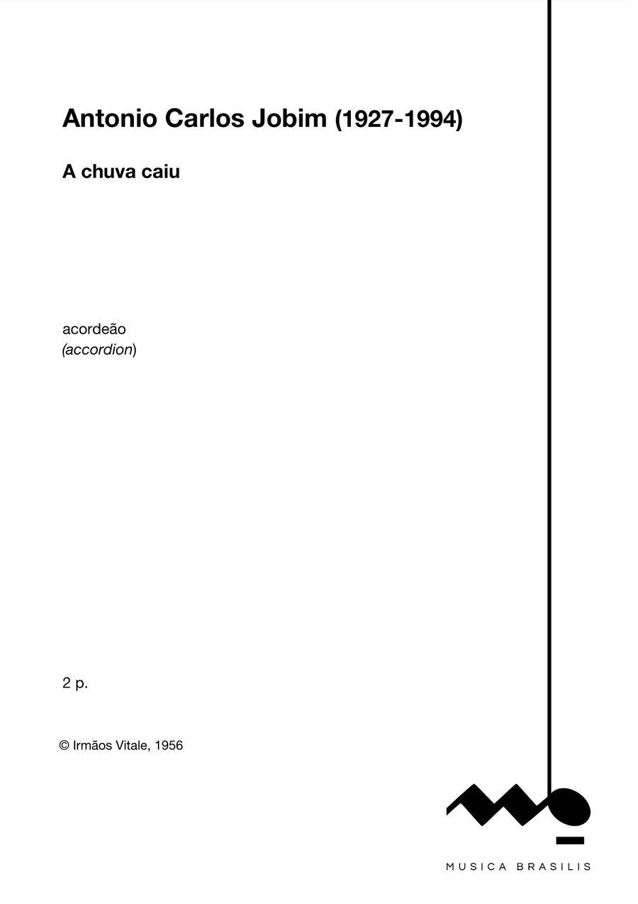 A chuva caiu A chuva caiu Accordion scores gallery preview page 2