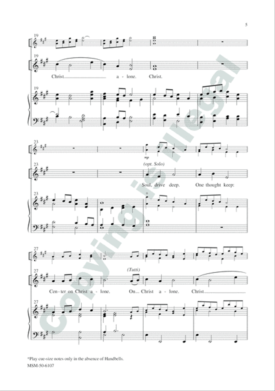 Christ Alone 2-Part - Sheet Music page 4