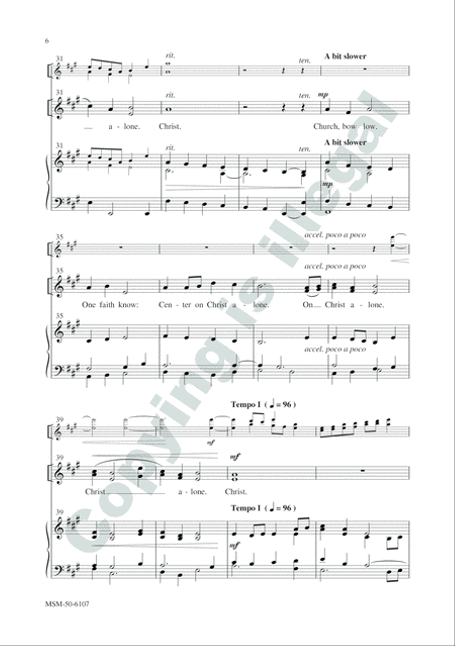 Christ Alone 2-Part - Sheet Music page 5