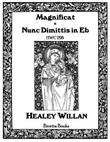 Magnificat & Nunc Dimittis in E Flat, HWC 298