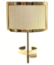 Gold Metal Mesh Pop Filter