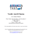 Verdi: Anvil Chorus - Easy
