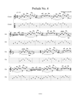 Prelude no. 4