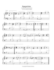 Spagnoletta for lever harp