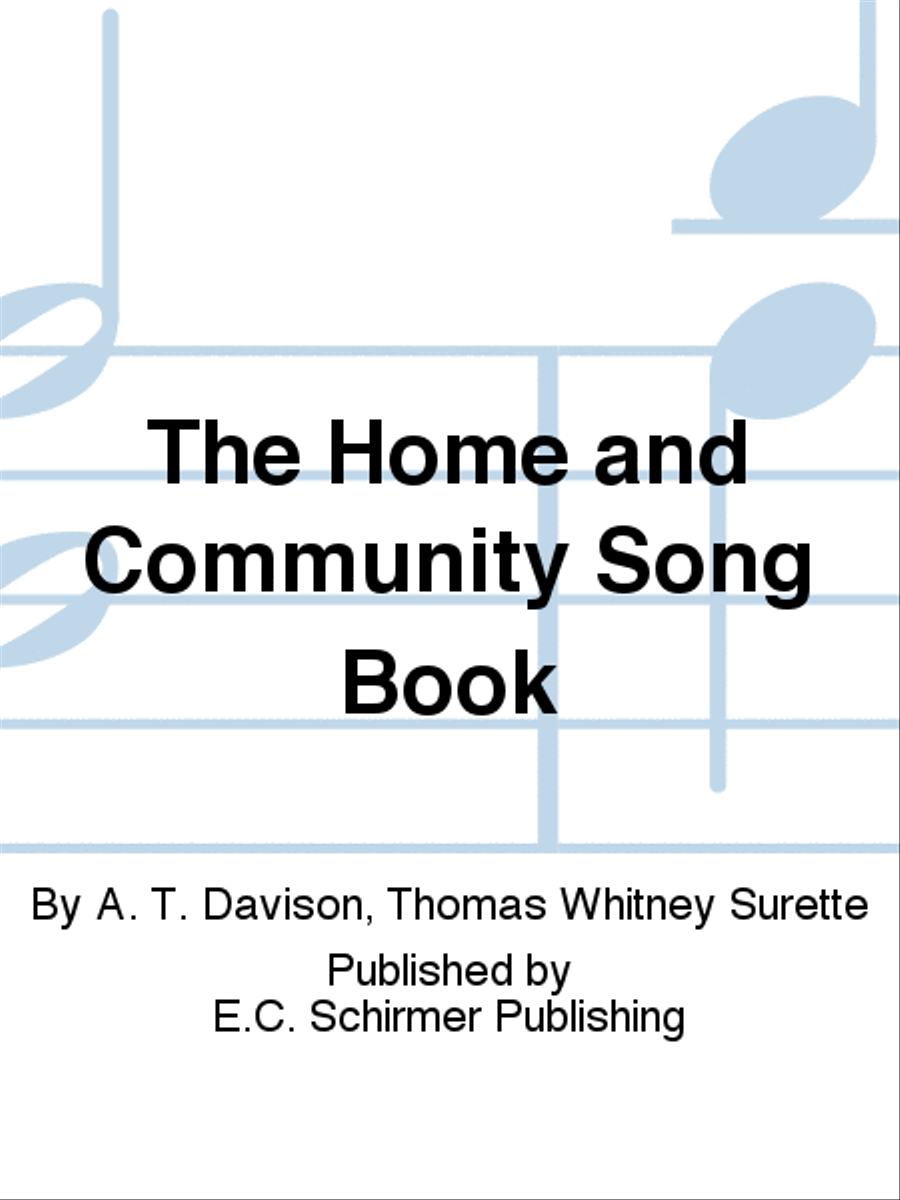 The Home and Community Song Book 4-Part scores gallery preview page 1