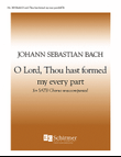 Schemelli Gesangbuch: O Lord, Thou Hast Formed My Every Part, BWV 493 mini preview