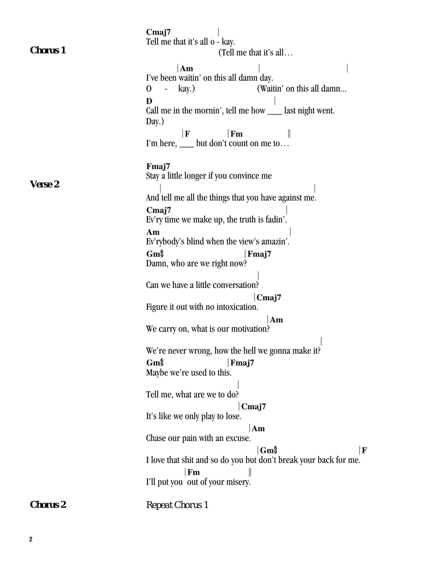 Stay Stay Ukulele scores gallery preview page 2
