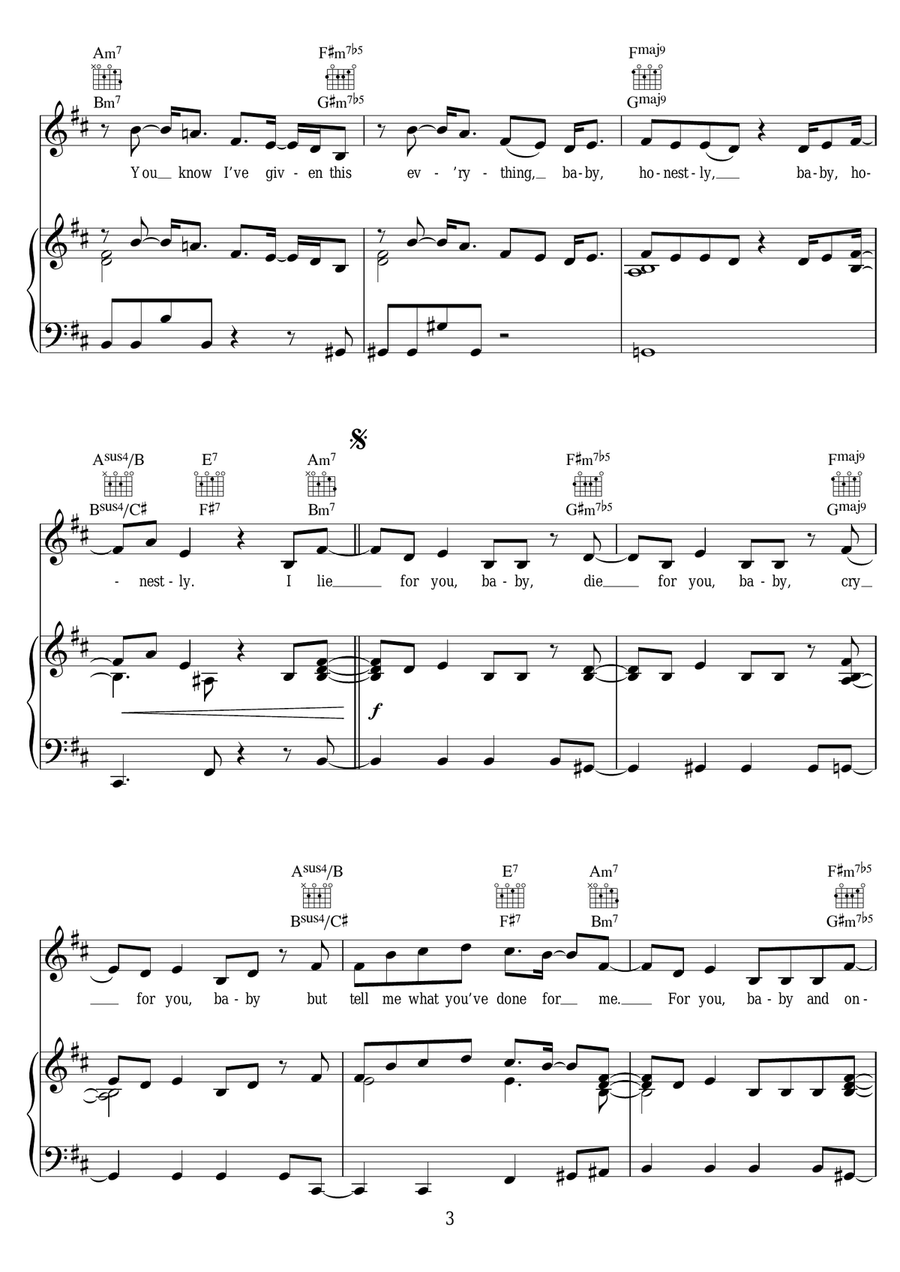 Done For Me (featuring Kehlani) Piano, Vocal scores gallery preview page 3
