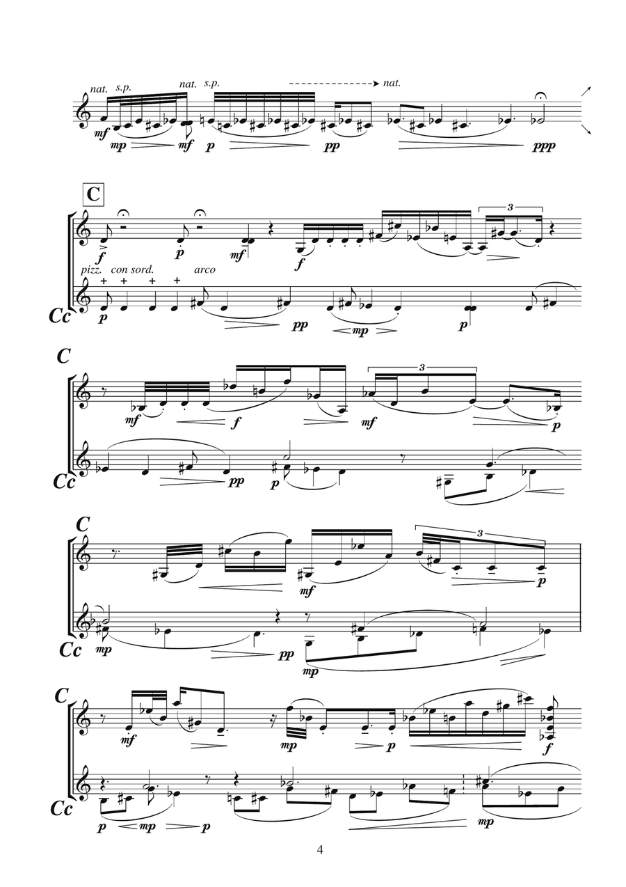 Permutaciones Permutaciones Violin Solo scores gallery preview page 4