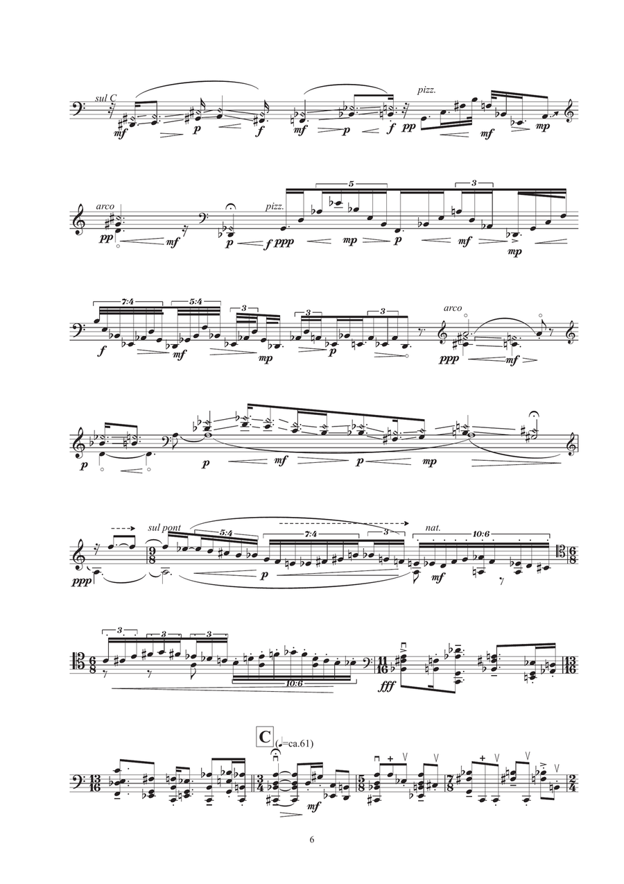 Zuhuy Kak Zuhuy Kak Cello Solo scores gallery preview page 6
